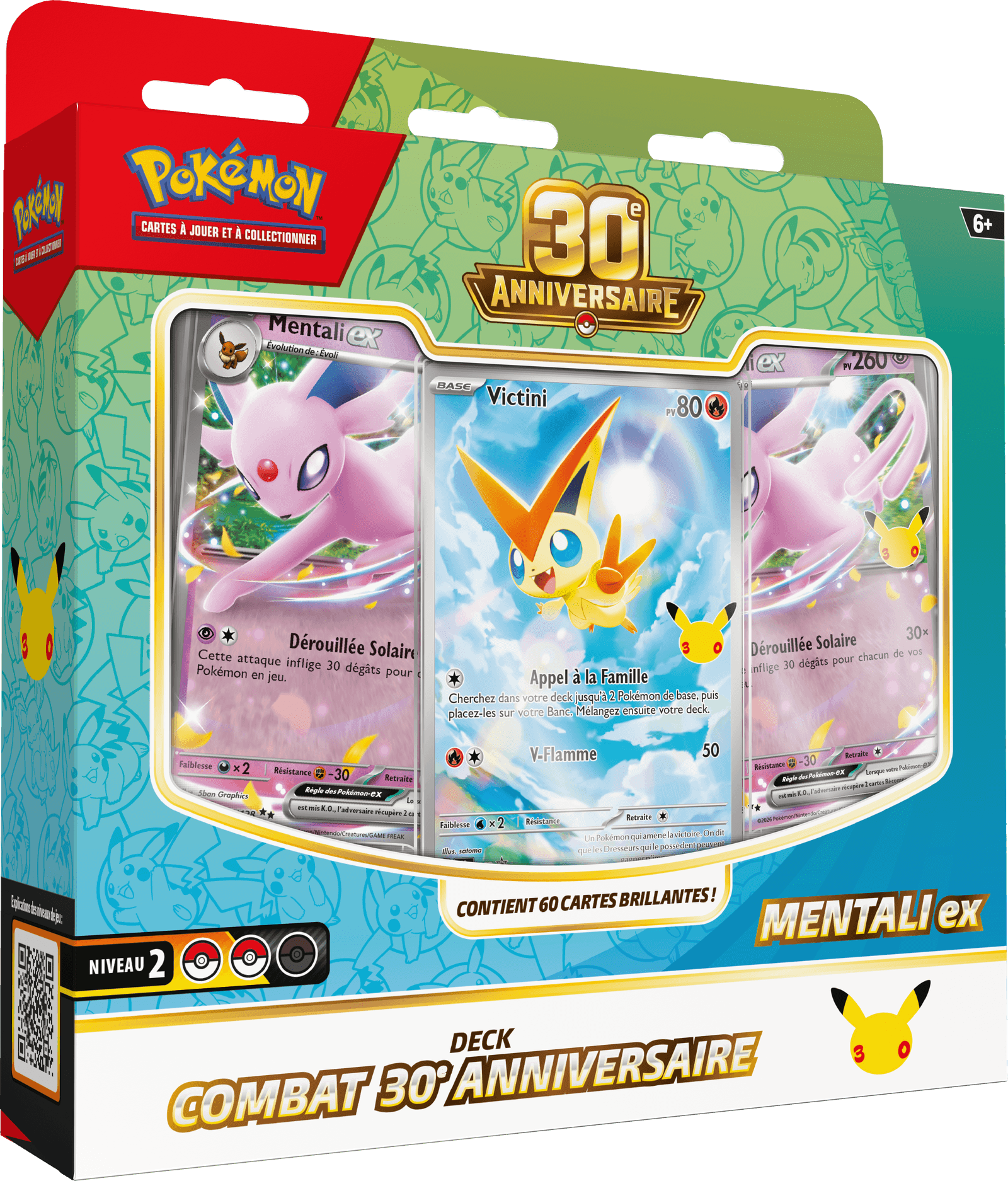Deck Combat 30e Anniversaire Mentali-ex / Noctali-ex