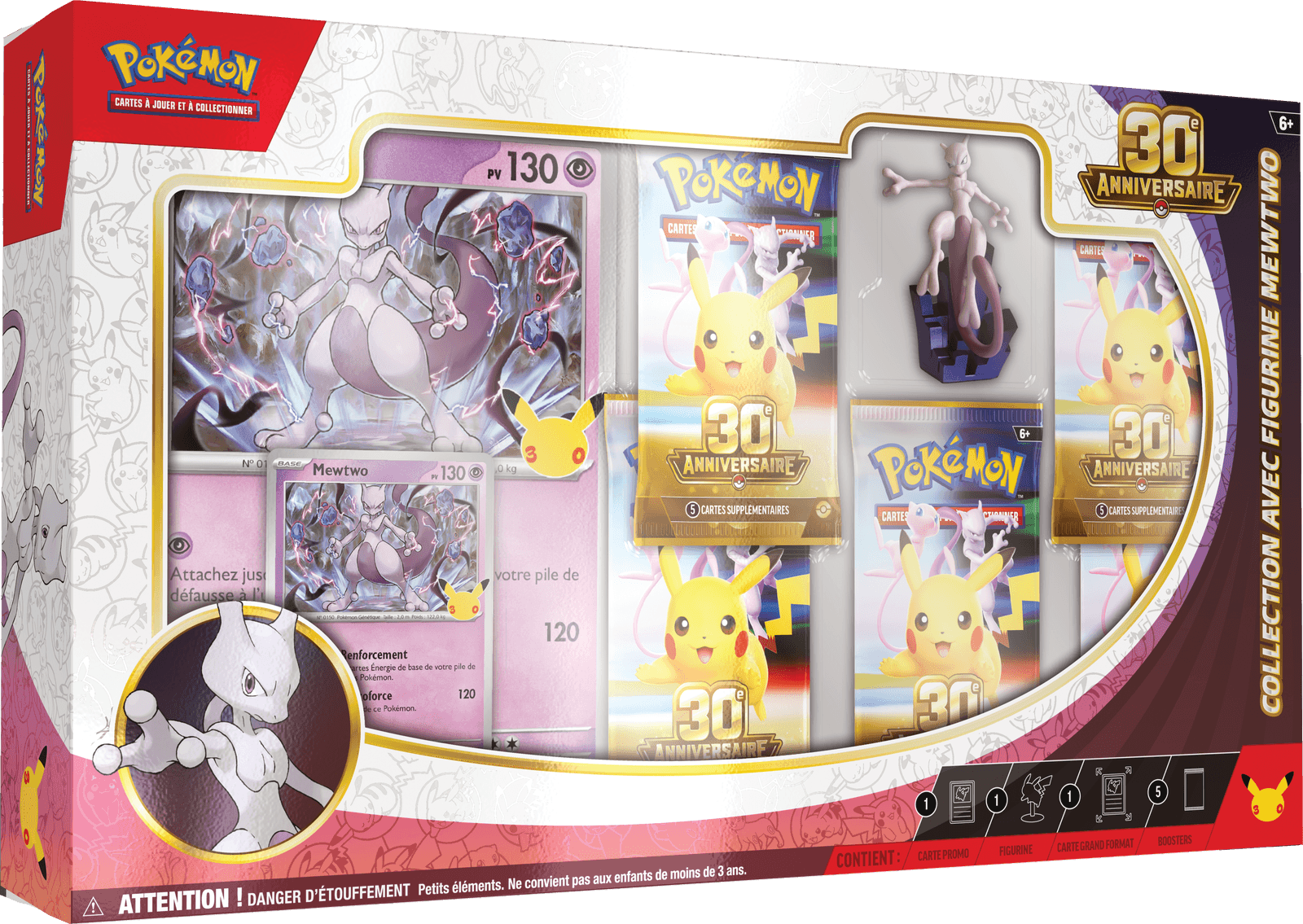 Coffret Collection avec figurine Mewtwo / Mew